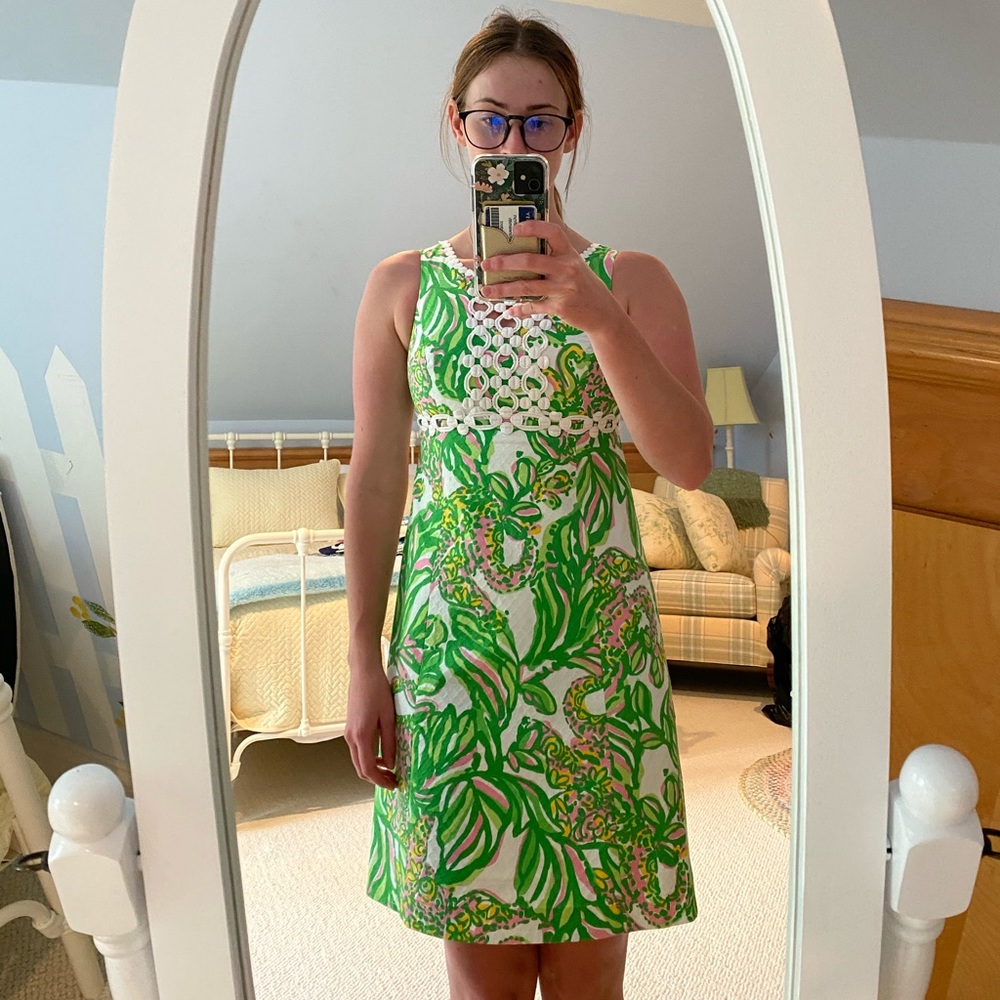 Green Lilly Pulitzer Mini Dress - Picture 3 of 3